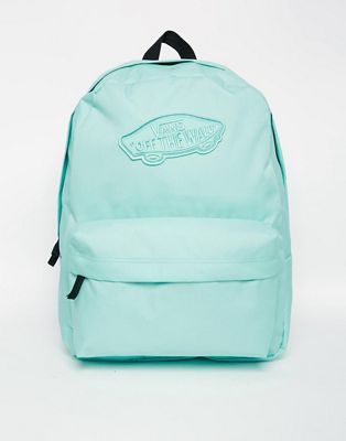 mint green vans backpack