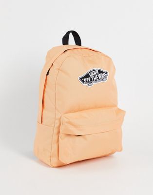 Vans Realm backpack in light orange