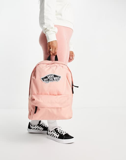 Baby pink vans outlet backpack