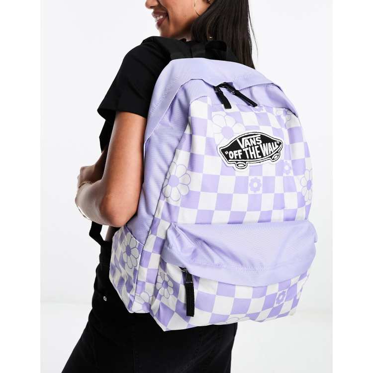 Vans realm purple clearance backpack