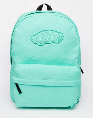 mint green vans backpack
