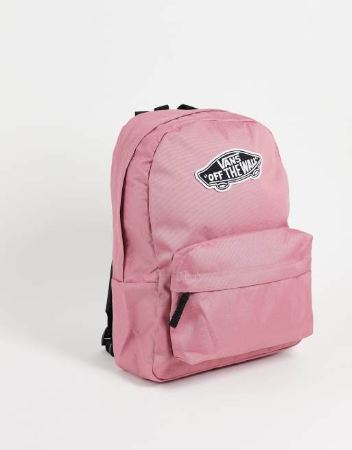 Vans Realm backpack in pink ASOS