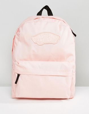 vans realm backpack pink