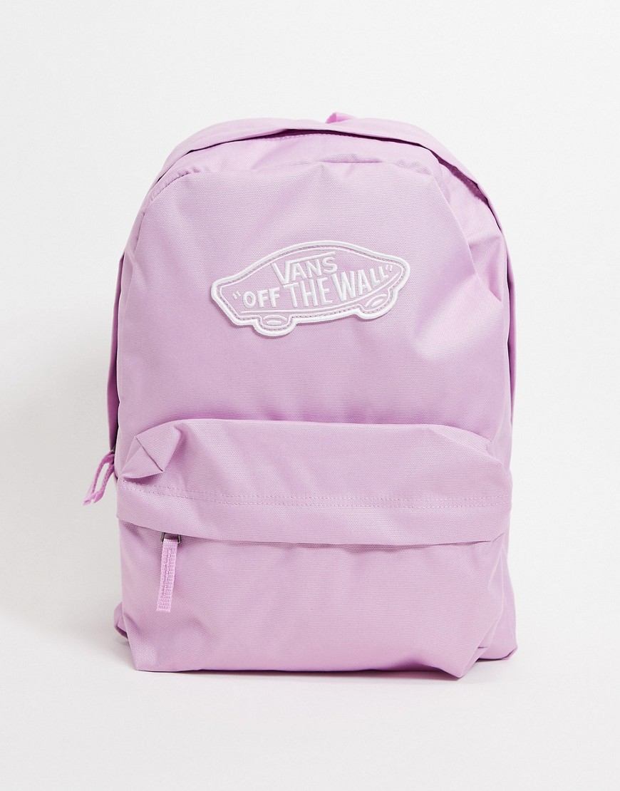 Vans Realm Backpack In Purple
