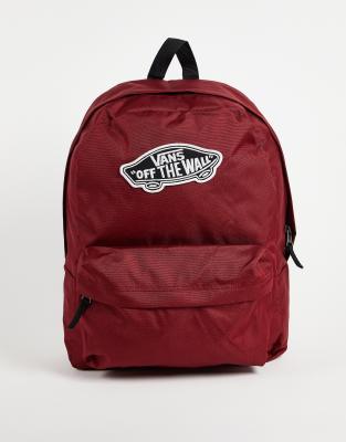 Vans Realm backpack in red