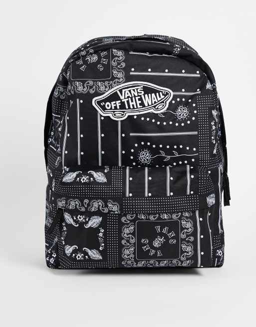 Vans on sale bandana backpack