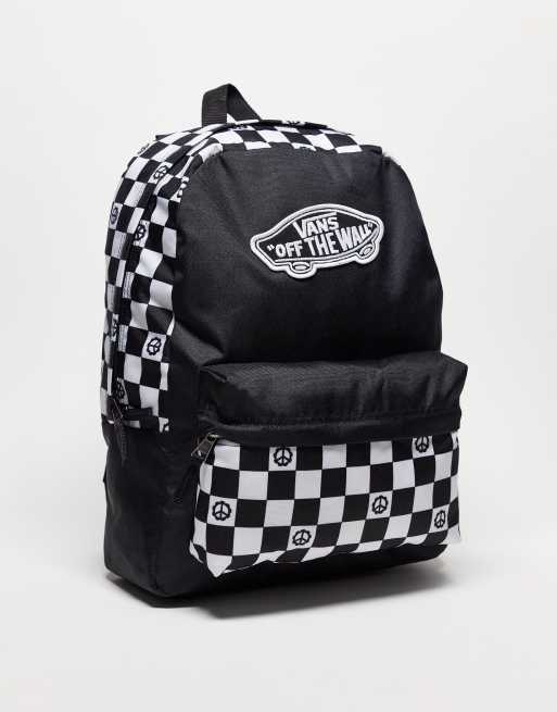 Black and white vans on sale bag