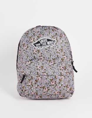 Vans – Realm Field – Bunter Rucksack mit Blumenmuster ASOS