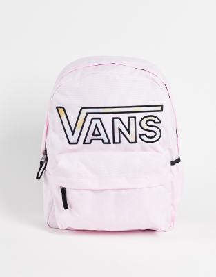 Vans Realm Flying V backpack in pink