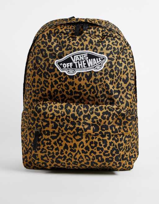 Vans off the wall cheap cheetah backpack