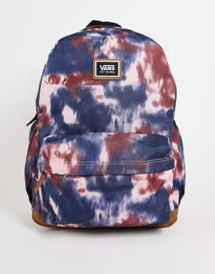 vans realm tie dye backpack