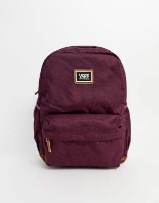 vans burgundy bag