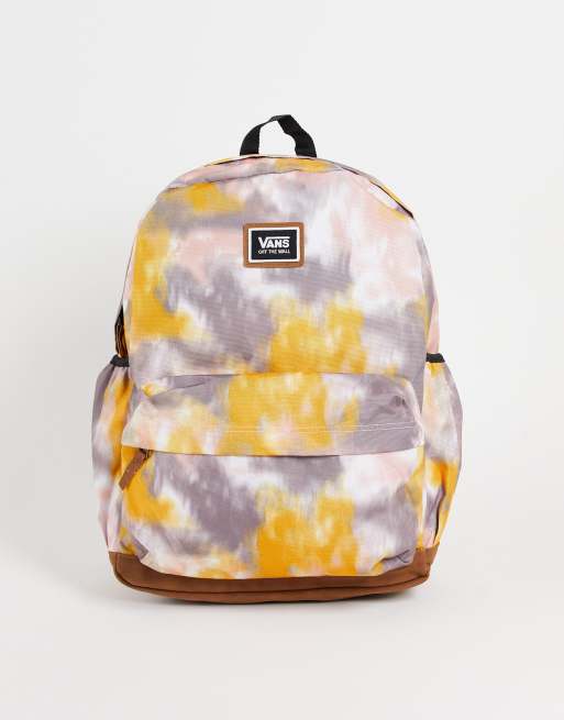 Vans – Realm – Plus – Ryggsäck med guldfärgad batik