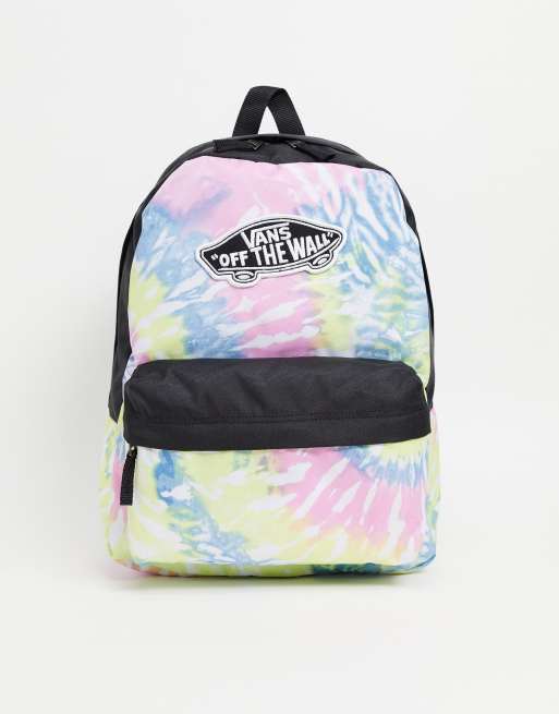 Vans realm tie dye hot sale backpack