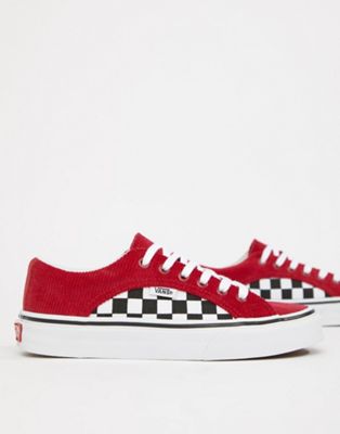 Vans Red Corduroy Lampin Sneakers | ASOS