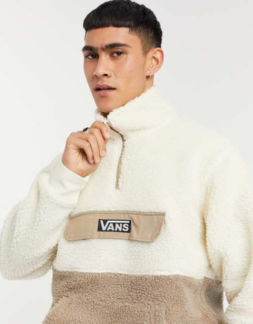 Vans fleece clearance slip on