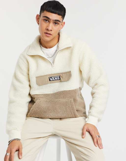 Vans redmond 2025 zip sherpa sweater