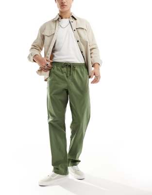 Vans relaxed elastic pants in khaki