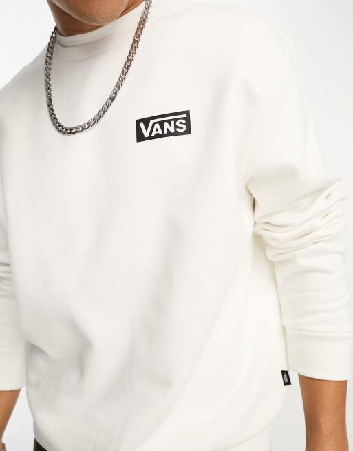 White cheap vans sweatshirt