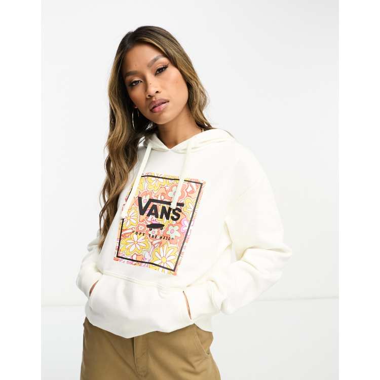 Vans white 2025 hoodie women's