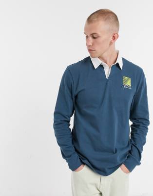 vans long sleeve polo