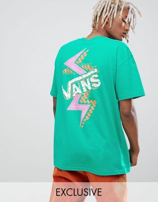 Vans retro t-shirt with back print in 