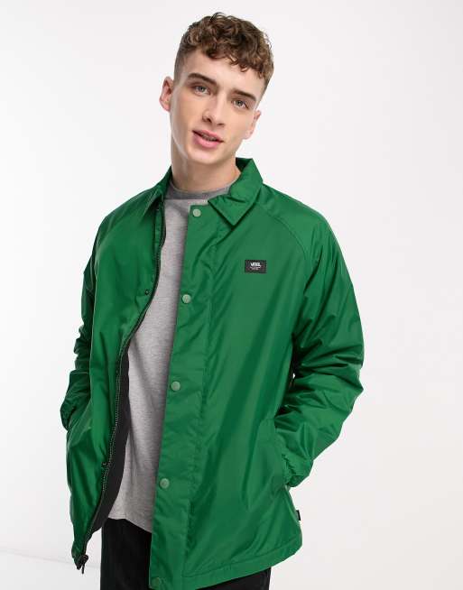 Vans windbreaker deals Green