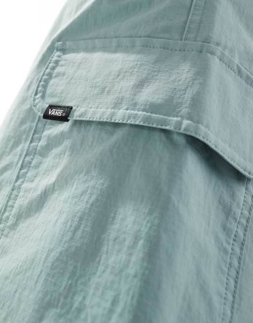 Vans Riley parachute cargo skirt in sage green