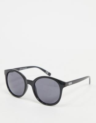 Vans Rise And Shine sunglasses in black/smoke lens