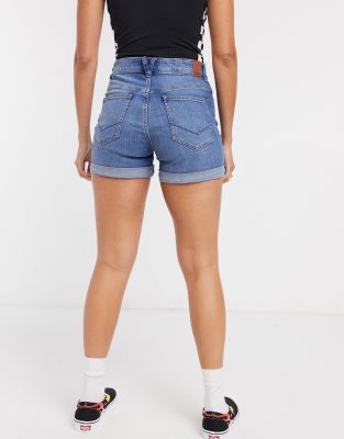 vans denim shorts