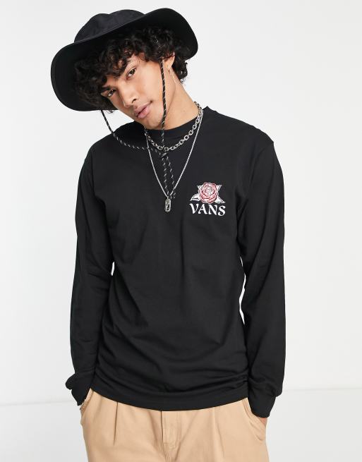 Vans t shirt discount rose