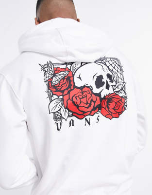Vans - Rose Bed - Hoodie in wit | ASOS