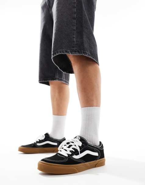 Vans - Rowley - Baskets avec semelle en caoutchouc - Noir et blanc - view 1
