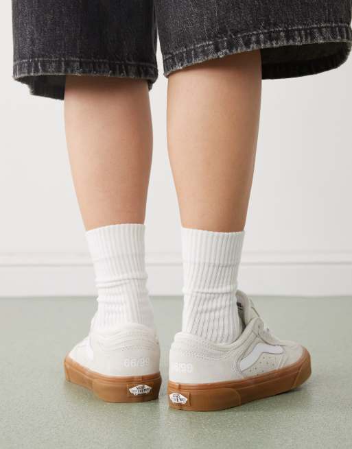Vans – Rowley Classic – Naturvita sneakers med gummisula, 3 av 5