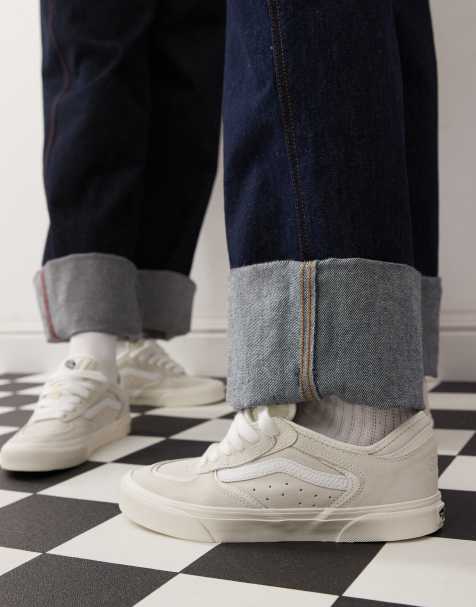 Vans - Rowley Classic - Råhvide sneakers i ruskind - view 1