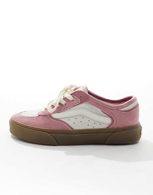 Vans – Rowley Classic – Rosa sneakers med gummisula, 4 av 5