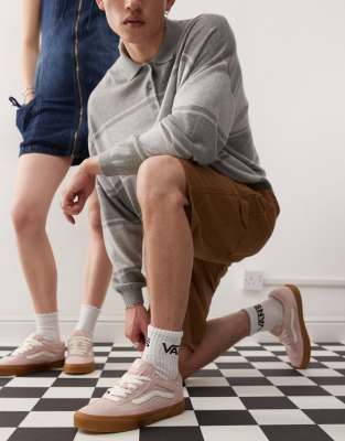 Vans - Rowley Classic - Sneaker aus Wildleder in Hellrosa mit Gummisohle