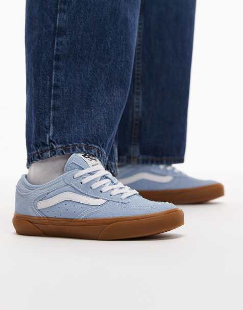 Vans - Rowley Classic - Sneakers in lichtblauw met rubberen zool - view 1
