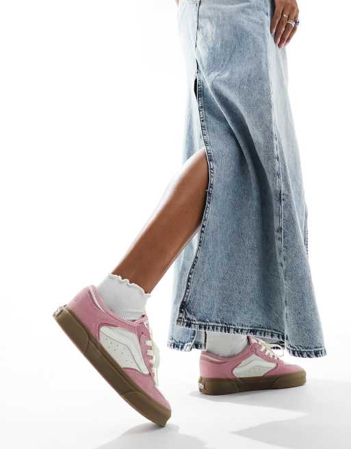 Vans - Rowley Classic - Sneakers in roze met rubberen zool, 5 van 5