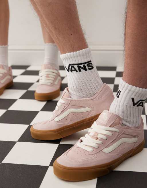 Vans Classic Vans Old Skool Pink Shoes Vans Rowley Classic Suede