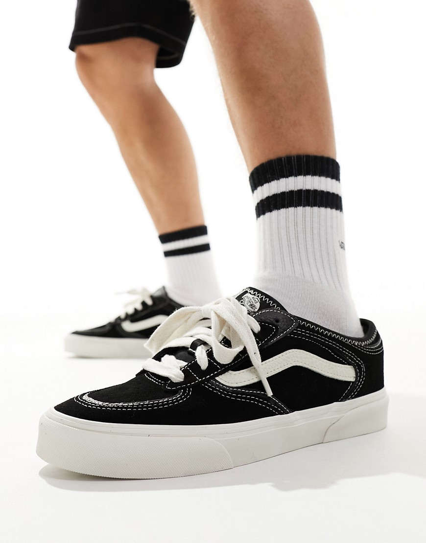 Vans Rowley Classic trainers in black and white