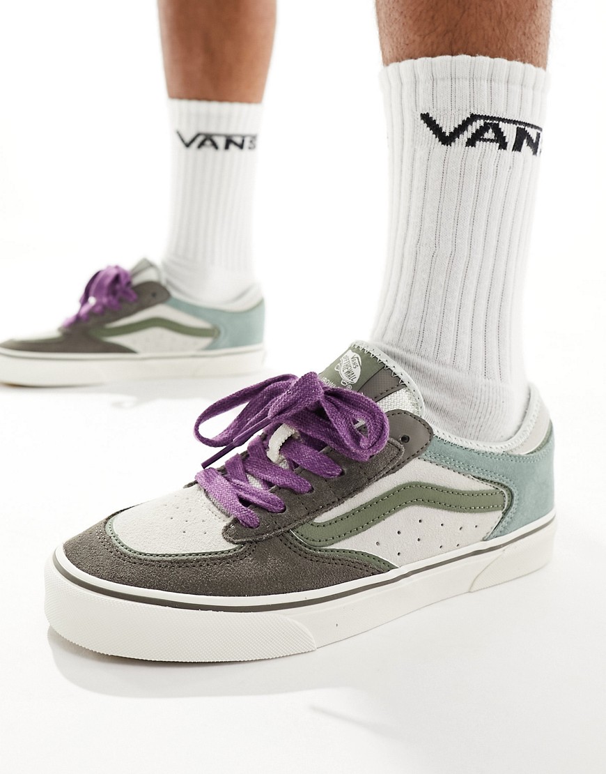 Vans Rowley Classic trainers in green multi