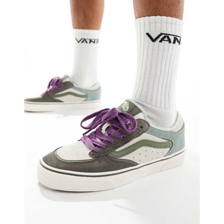 Purple best sale green vans