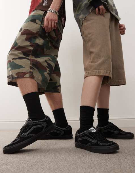 Vans - Rowley - Klassieke sneakers in zwart - view 1