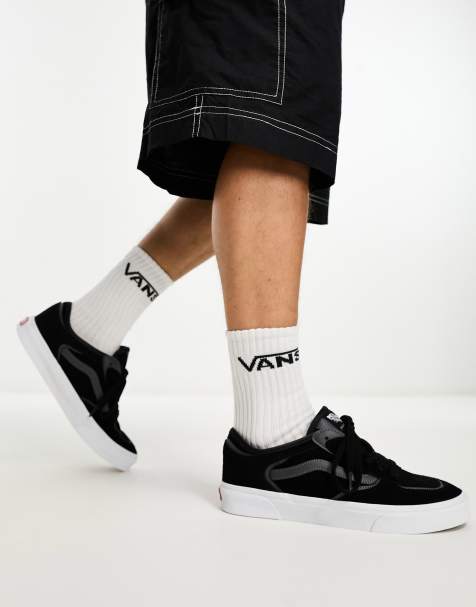 Vans – Rowley – Klassische Sneaker in Schwarz und Grau - view 1
