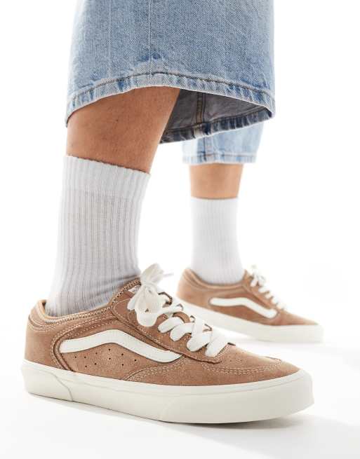 Vans - Rowley - Sneakers in lichtbruin en gebroken wit, 3 van 5