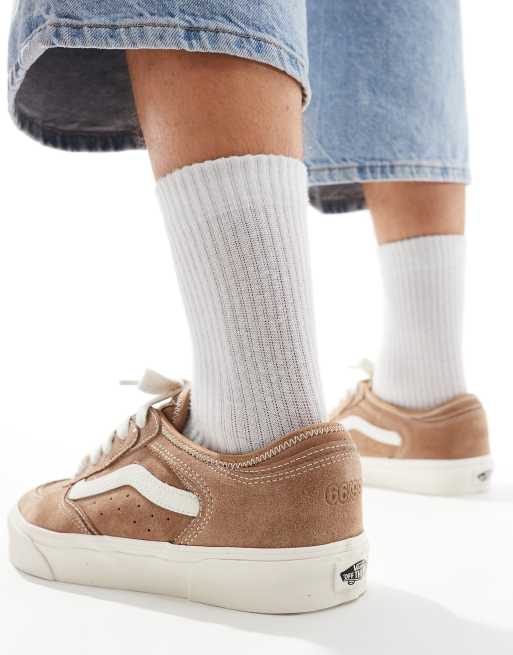 Vans - Rowley - Sneakers in lichtbruin en gebroken wit, 5 van 5