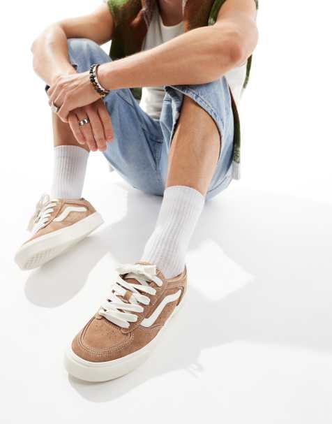 Vans Rowley sneakers in tan and off white - view 1
