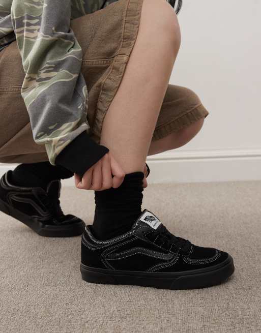 Vans – Rowley – Svarta klassiska sneakers, 3 av 4