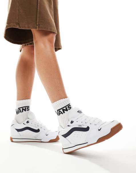 Vans - Rowley XLT - Chunky sneakers bianche e blu navy con suola in gomma - view 1